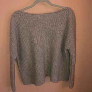 Vince boat neck cashmere blend sweater